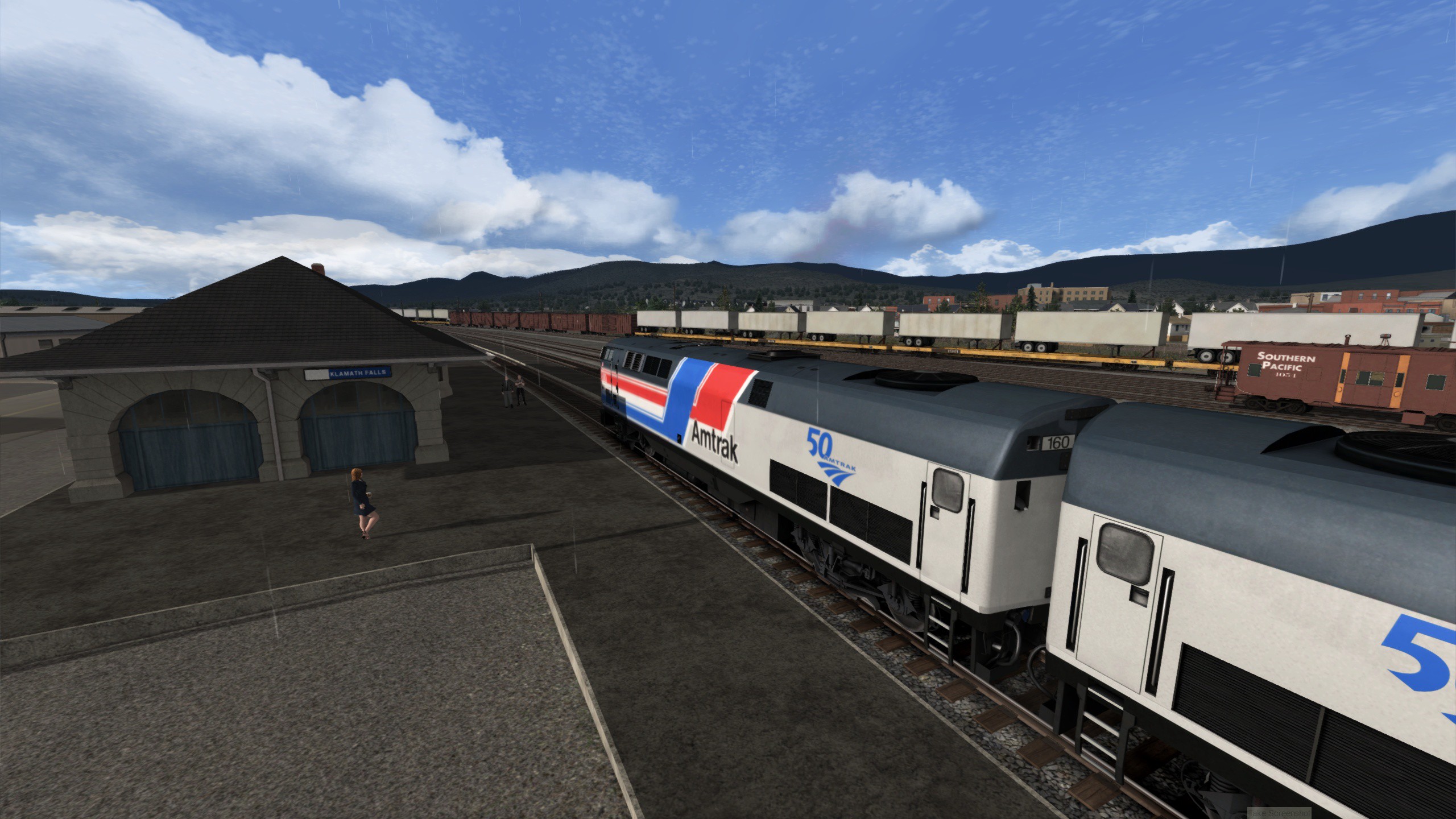 AMTRAK Coast Starlight - Dunsmuir to Klamath Falls Part 3