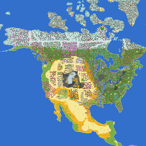 North America (With States)