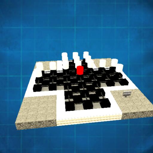 Fox and Geese board game