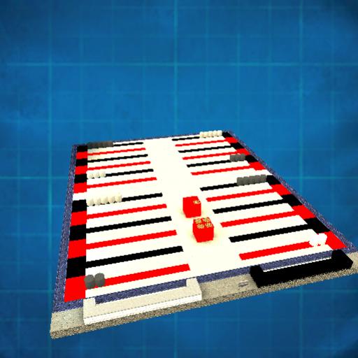 Backgammon game board