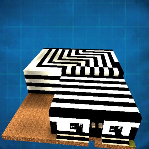 op-art inspired house