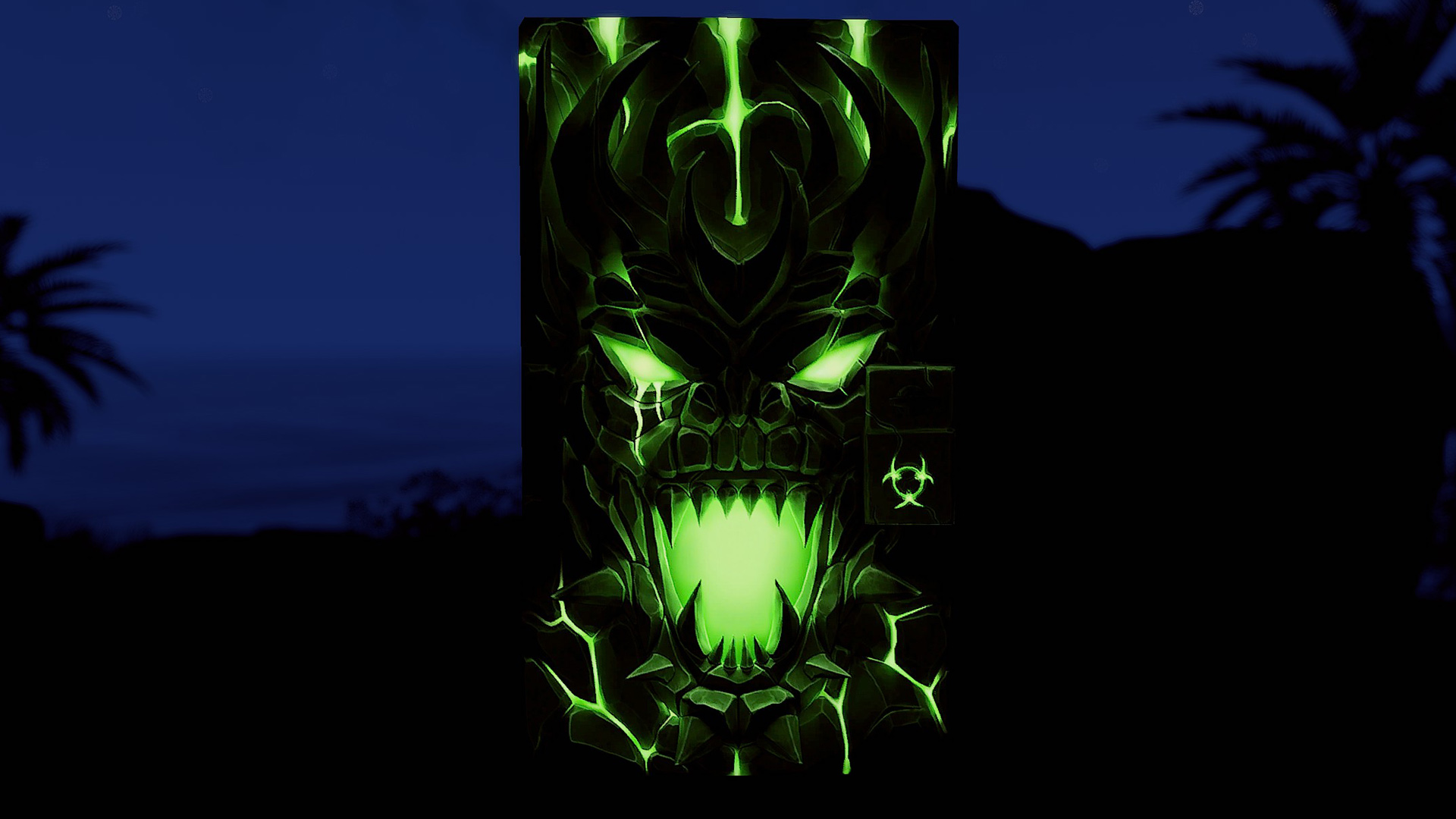 Toxic Dragon Metal Door