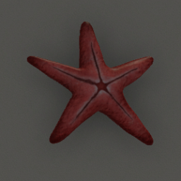 Starfish Wall Decor - Red