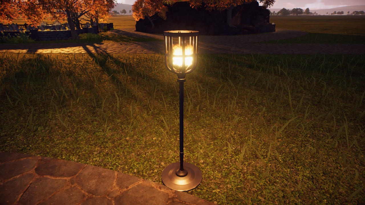 Lit Lampost