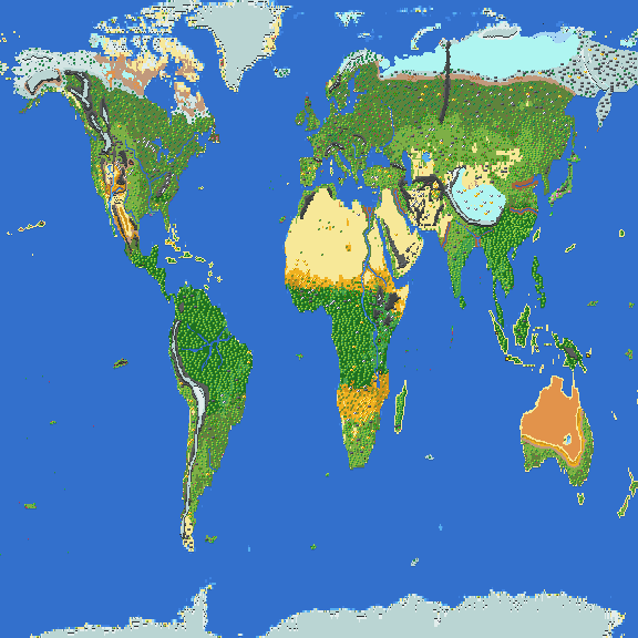 Large World Map