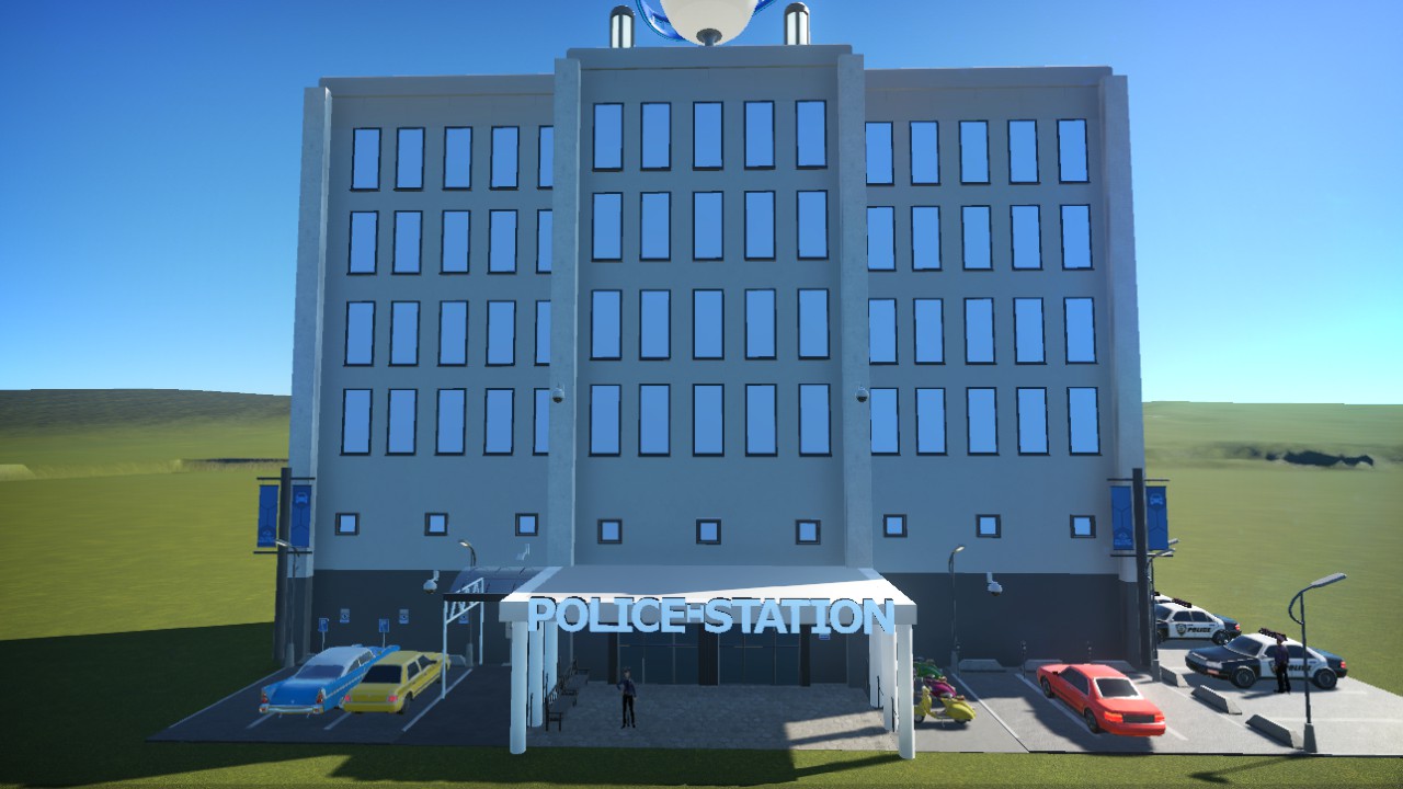 Gebäude, Ak 93, Polizei