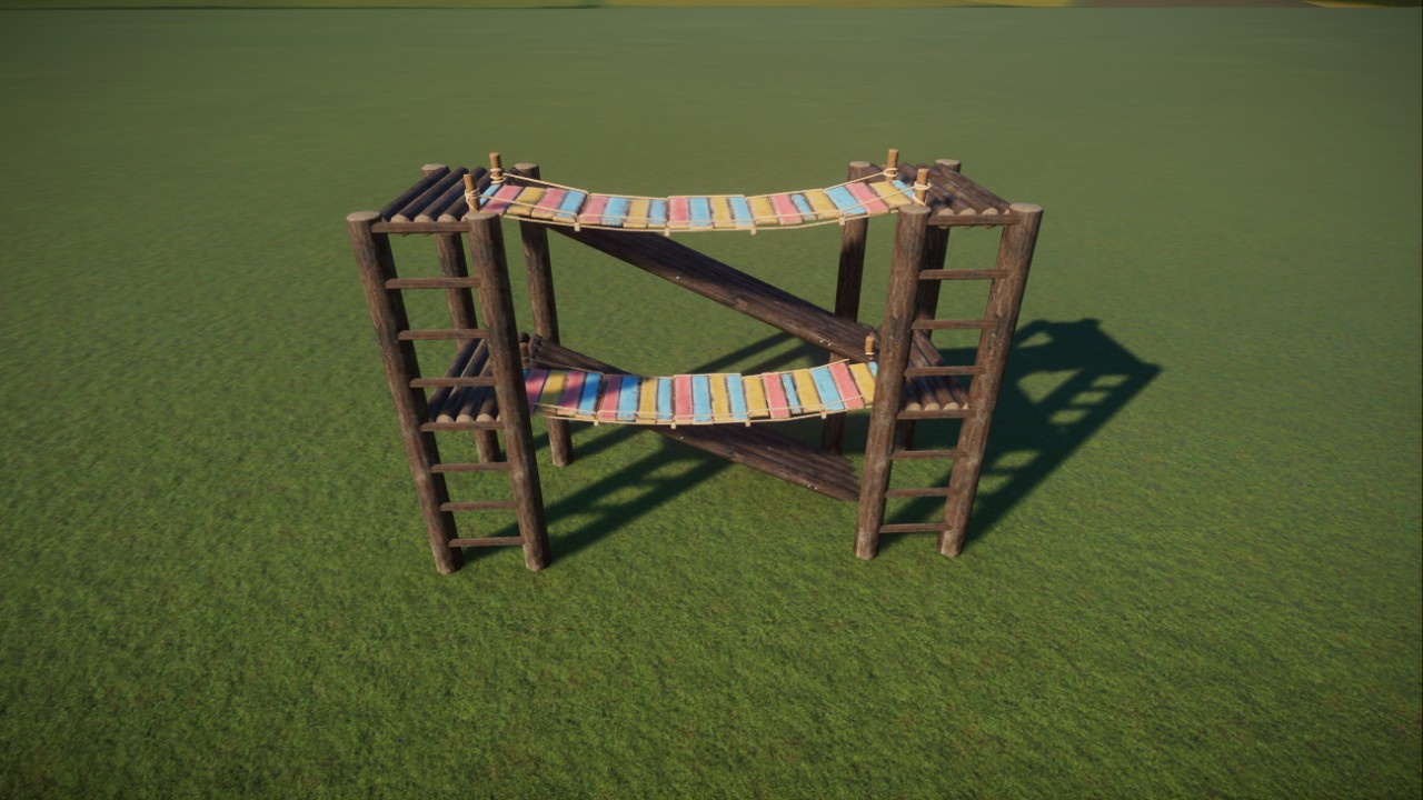 Doube Decker Rope Bridge Climb
