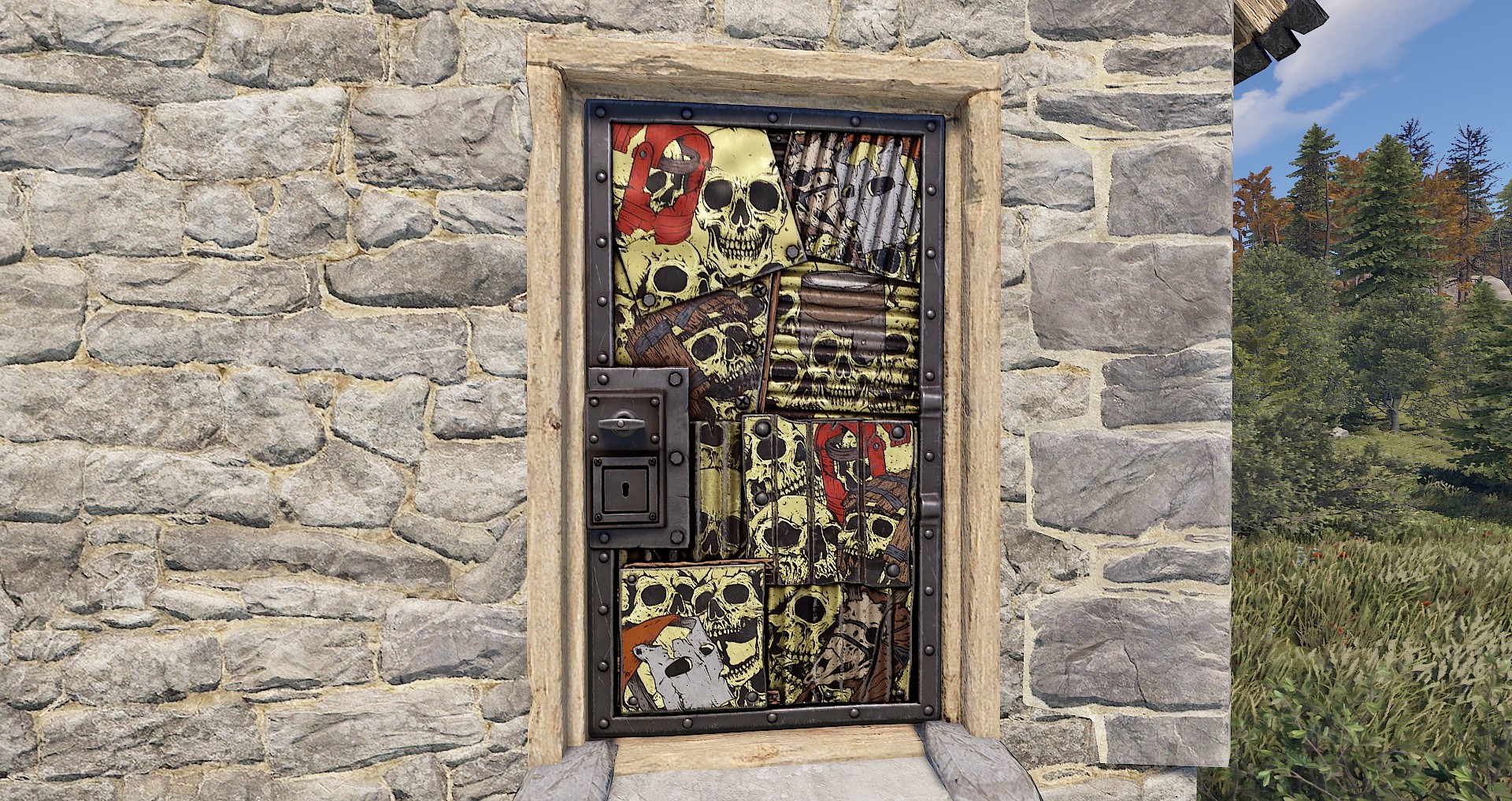 Dead Souls Metal Door