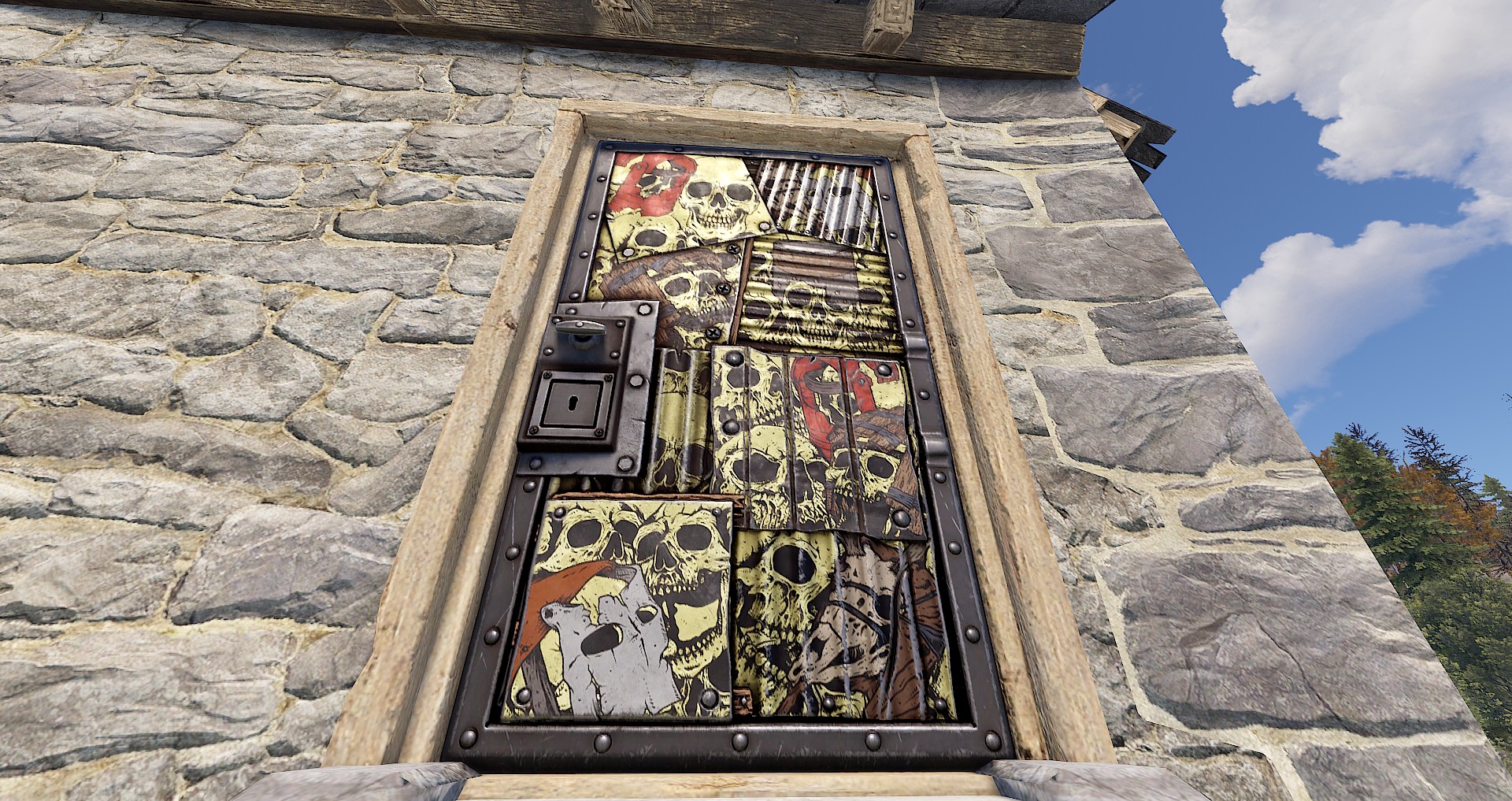 Dead Souls Metal Door