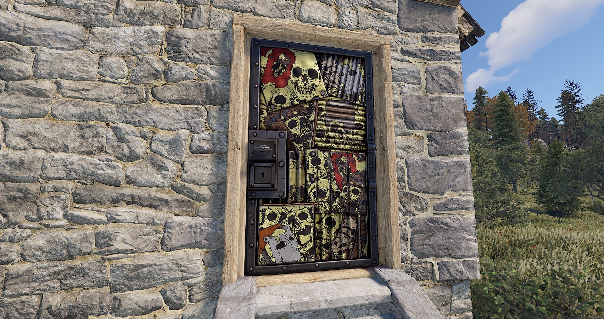 Dead Souls Metal Door