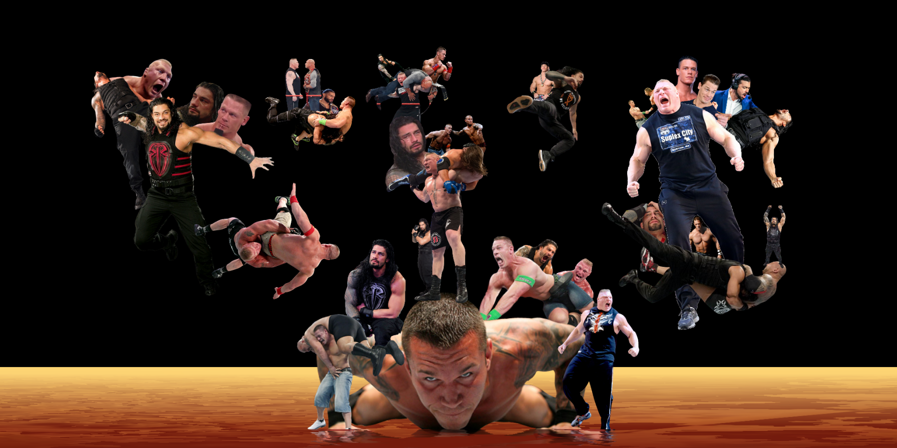 Reigns Cena Lesnar