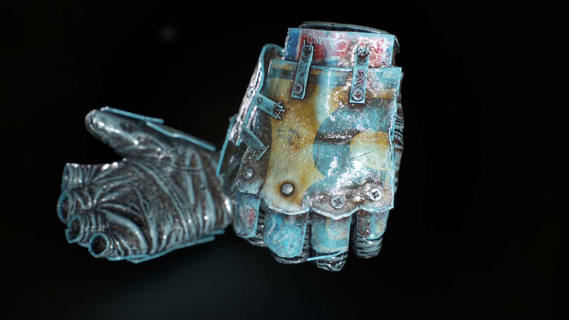 Frosty Roadsign Gloves