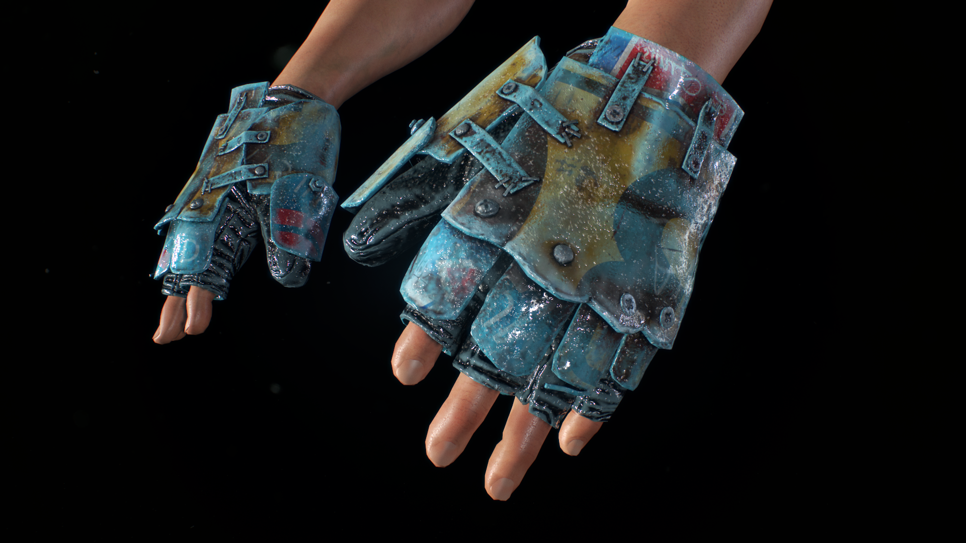 Frosty Roadsign Gloves