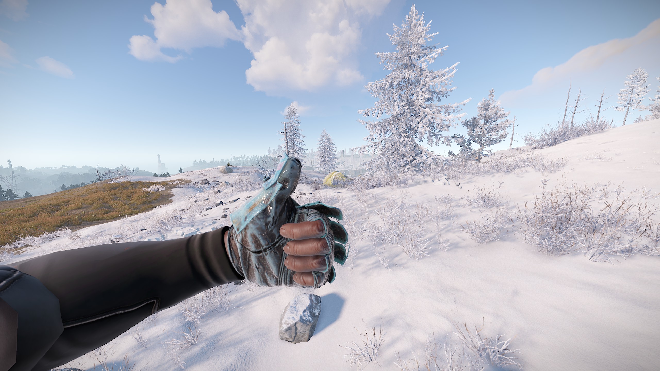 Frosty Roadsign Gloves