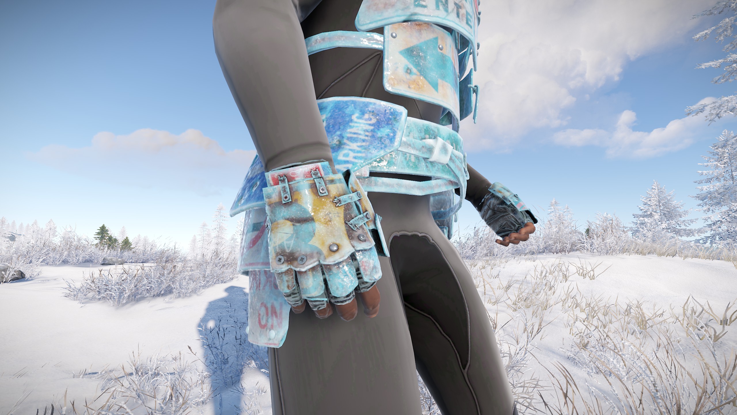 Frosty Roadsign Gloves