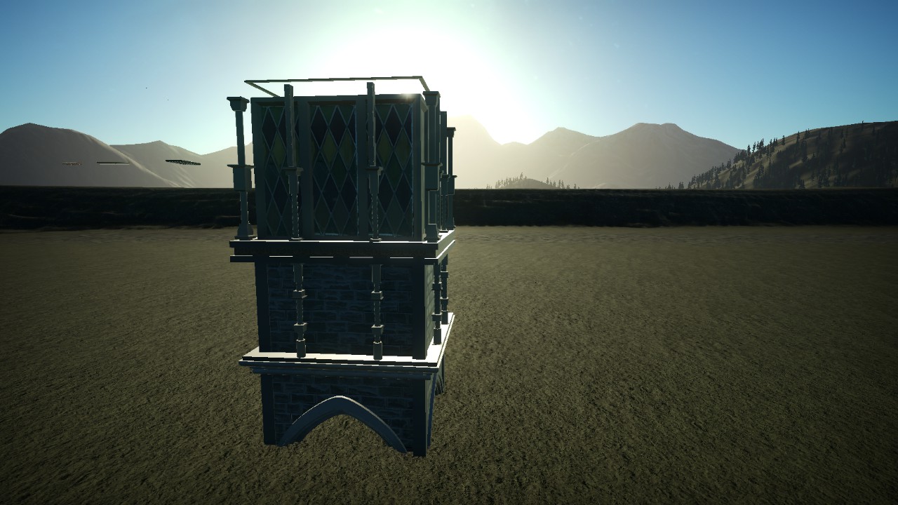 Clock tower middle piece