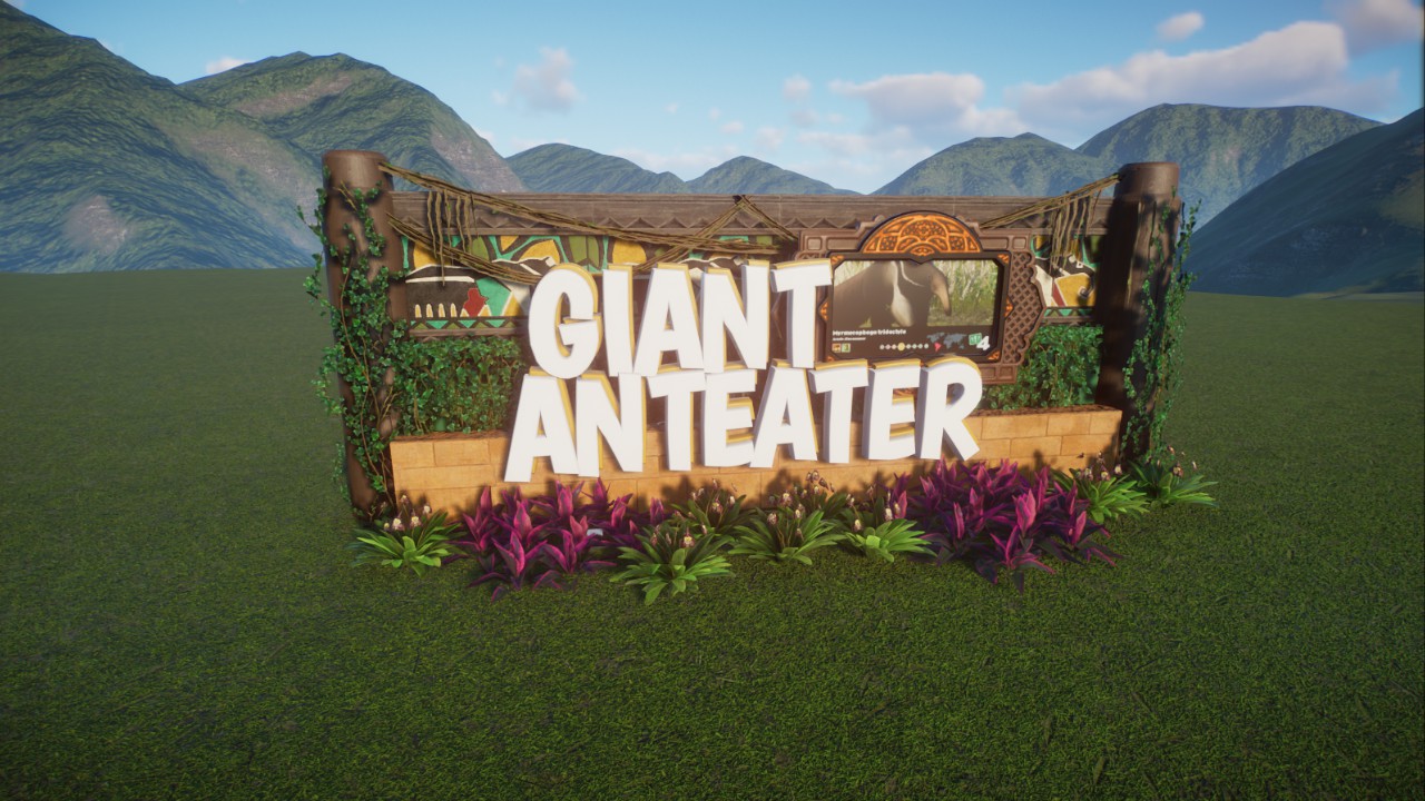 ENCANTO - South American Giant Anteater sign
