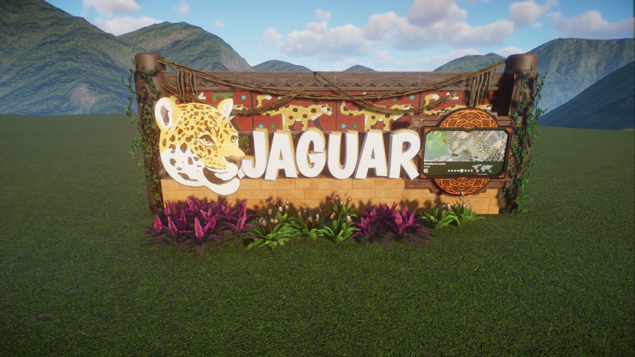 ENCANTO -  South American Jaguar Sign