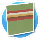 70s Retro Stripes Greenish