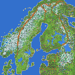 Scandinavia Populated