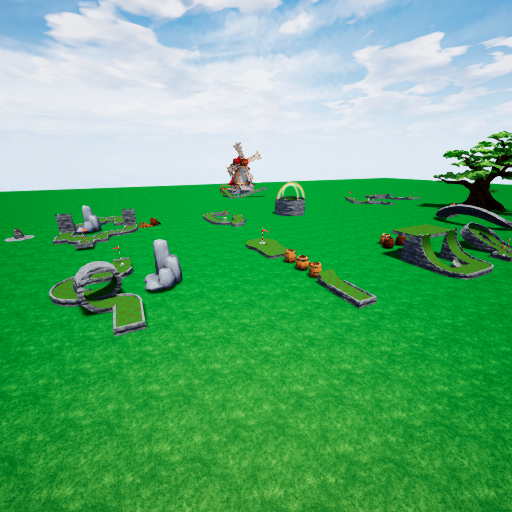 Funny minigolf with shortcuts (18h)