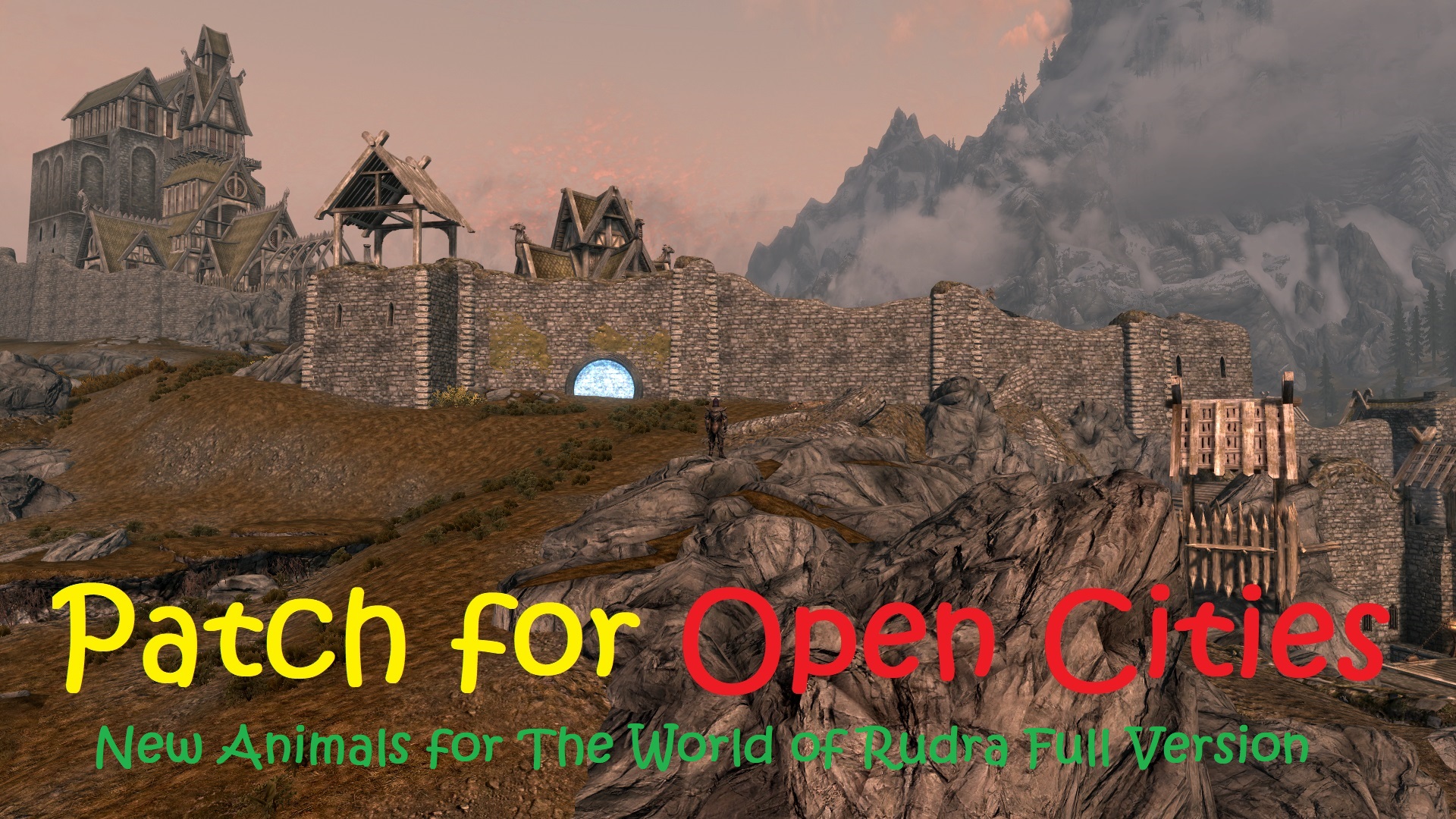 Patch OPEN CITIES for New Animals for The World of Rudra LE