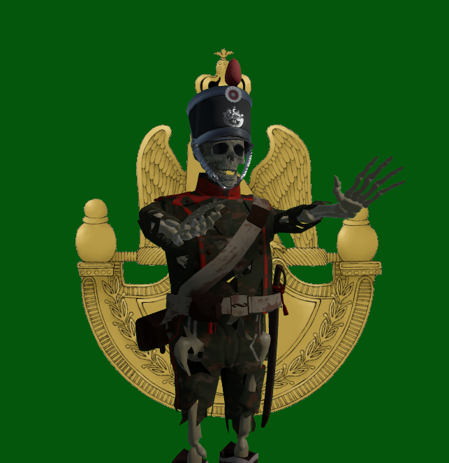 41e Régiment des Douanes Impériales Skeleton