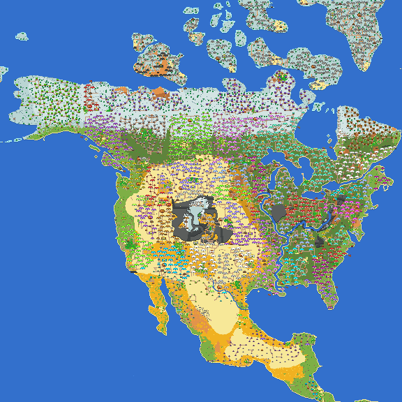 North America (With States)