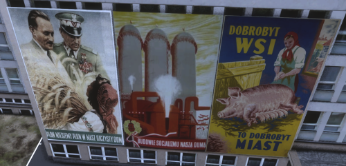 Polish propaganda poster FARM