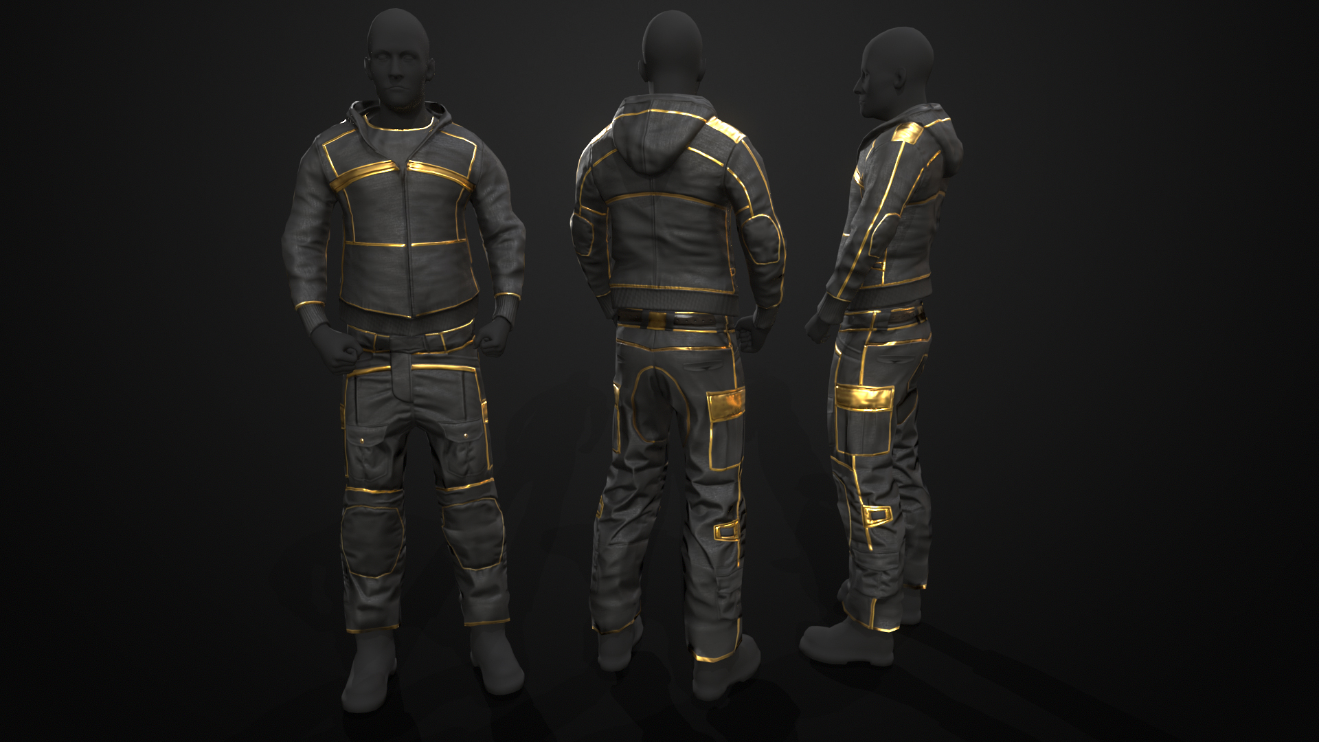 Black Gold Pants