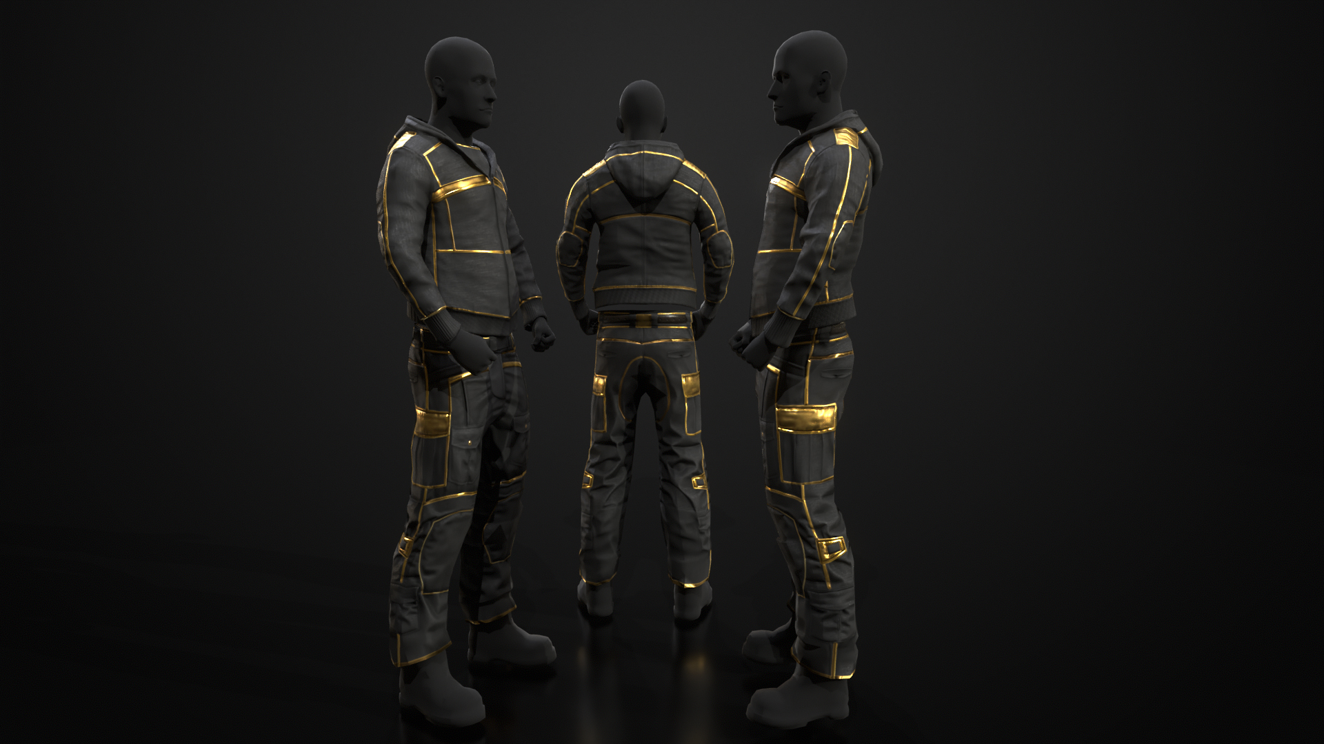 Black Gold Pants