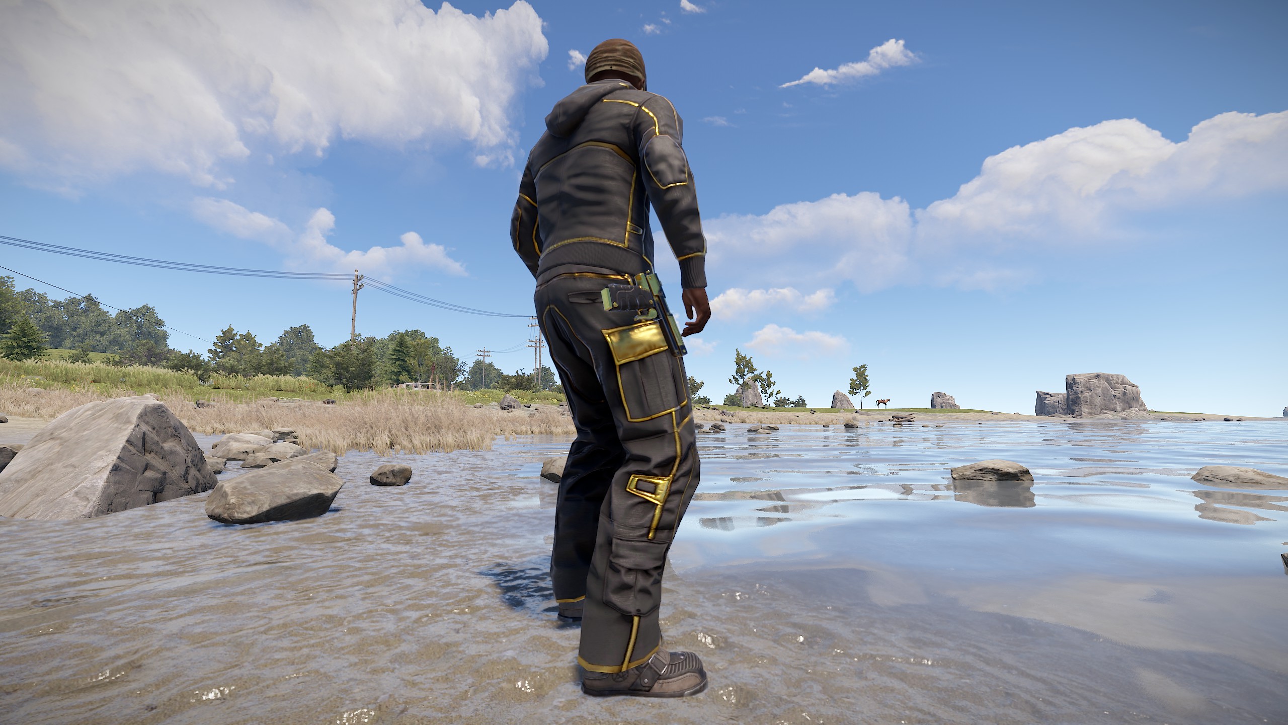 Black Gold Pants