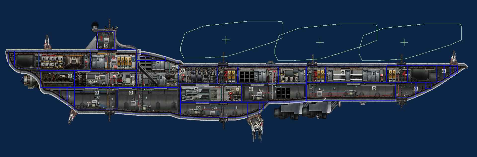 Bastion Fleet Carrier – Barotrauma Mod