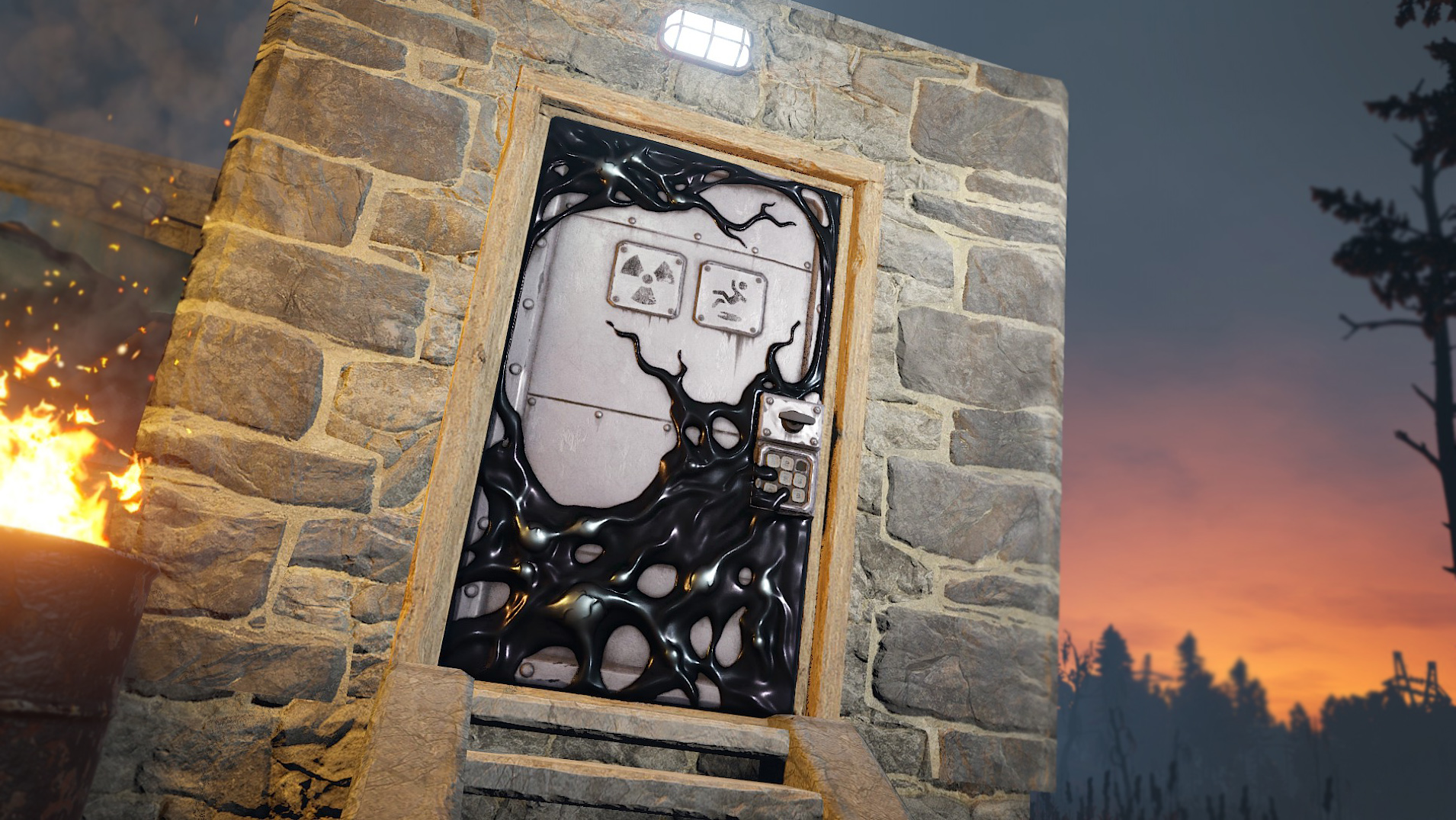 Quarantine Sheet Metal Door