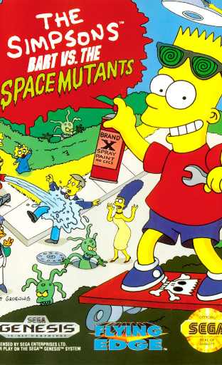 Bart Vs Space Mutants Poster