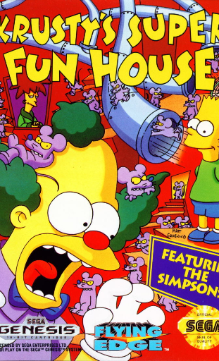 Krustys Super Fun House Poster