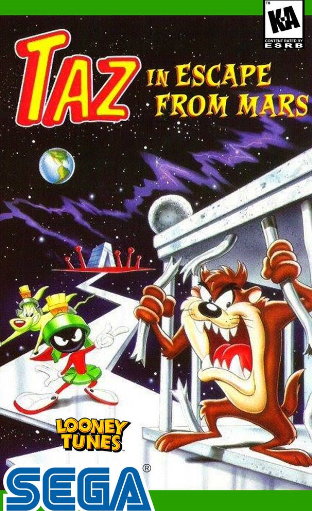 Taz Escape from Mars Poster