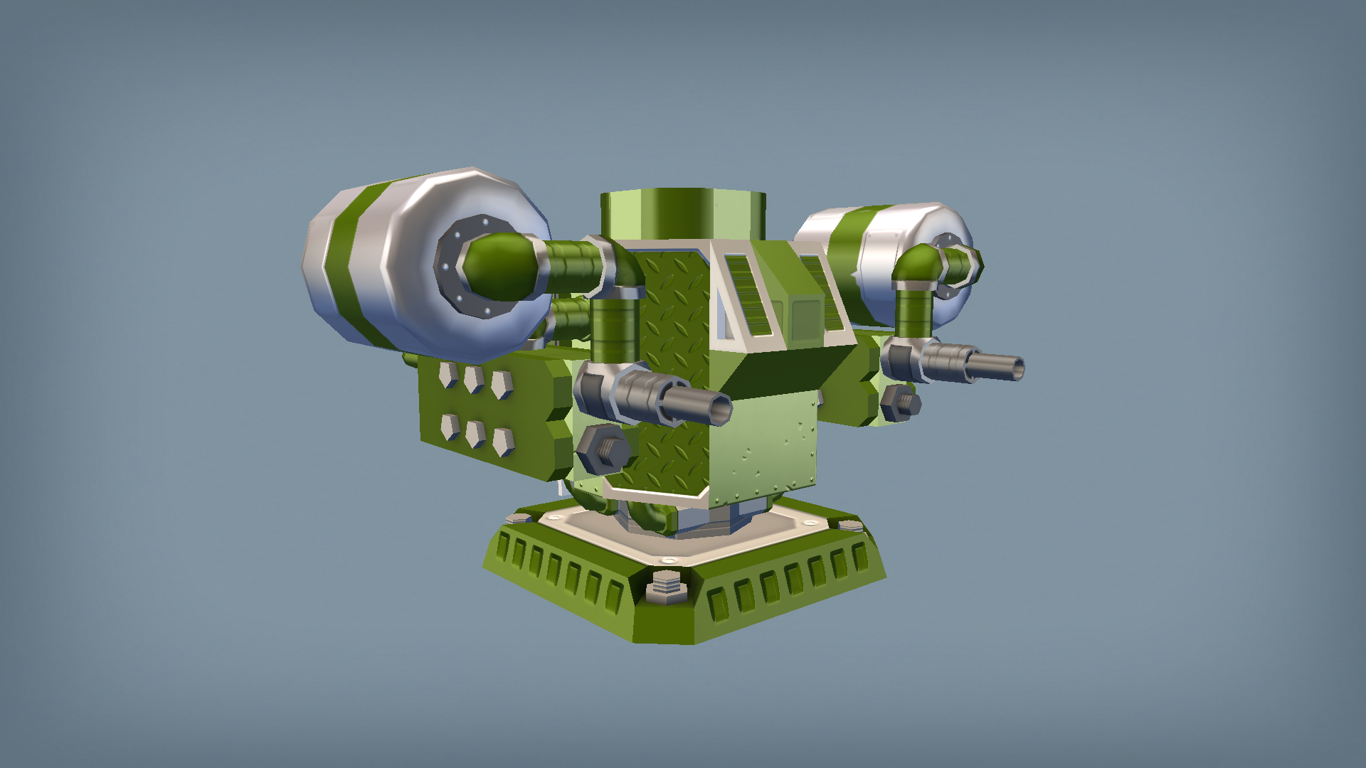 machine spirit antibot chemical gun turret wh40k