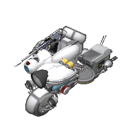 BDA ARMY - Scouting Motorcycle Sidecar
