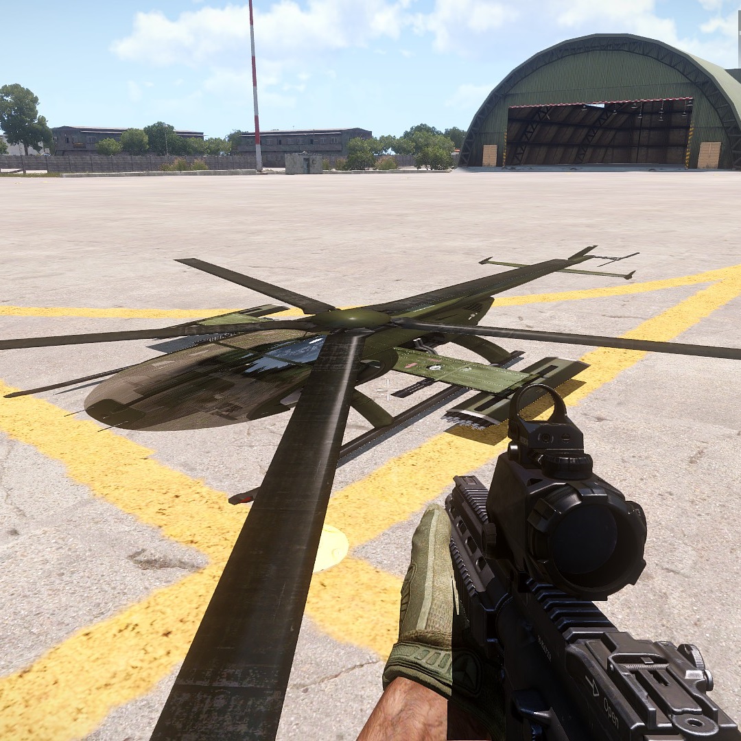 Pancake AH-9 Pawnee (Special Zeus Helicopter That Has Been Sat On By Heli Beggars' Mother)