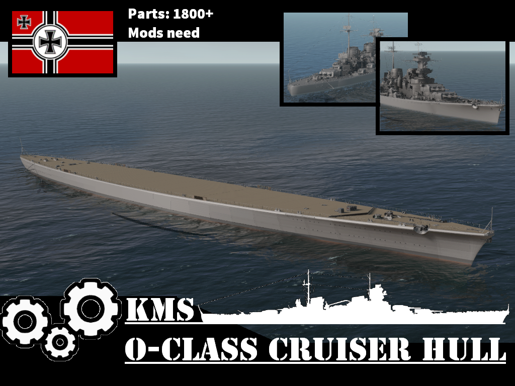 KMS O-class cruiser hull O级巡洋舰船体