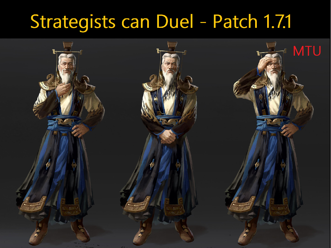 Strategists can Duel (Patch 1.7.1) – MTU