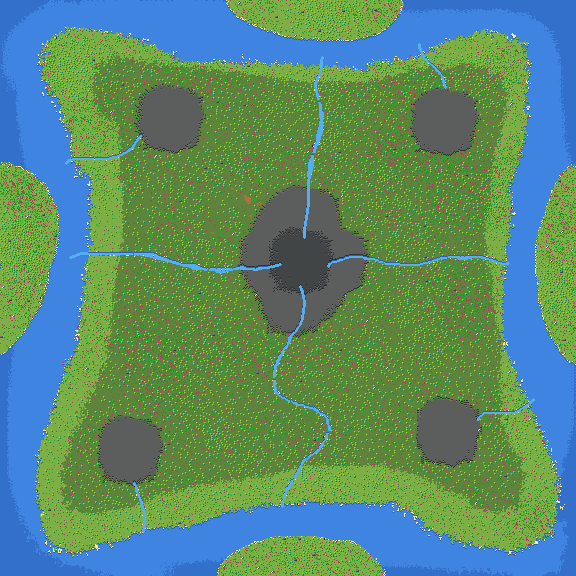 5 Dice, 4 islands