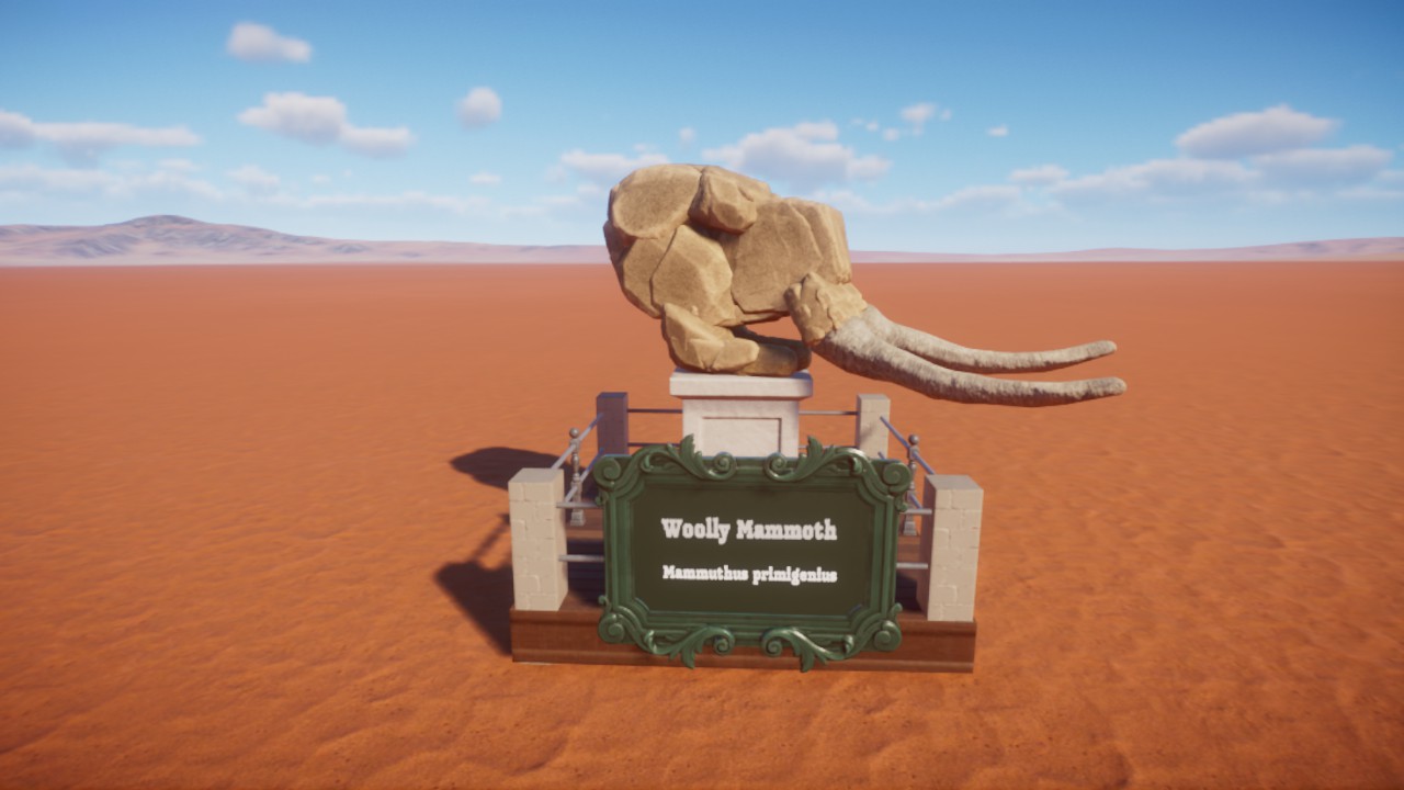 Woolly Mammoth skull
