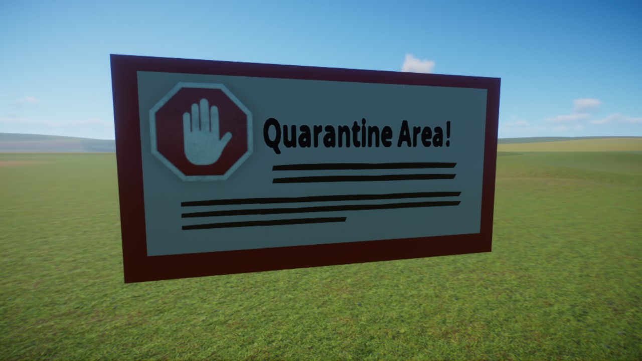 Quarantine Sign