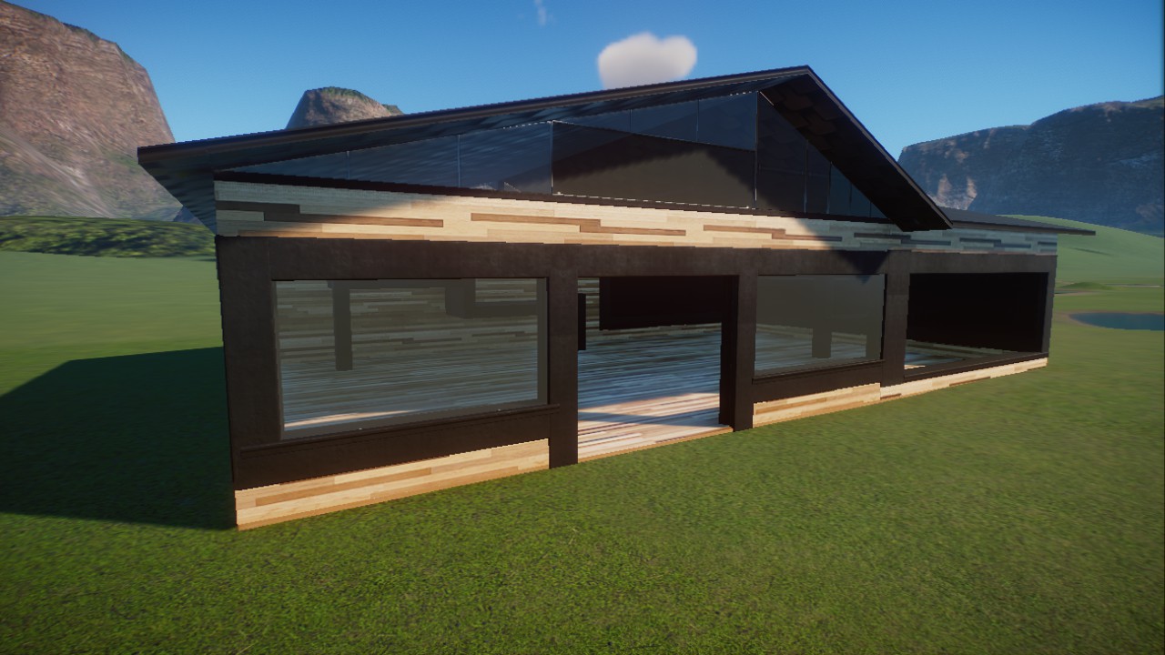 Black and Wood Medium Animal Shelter preview