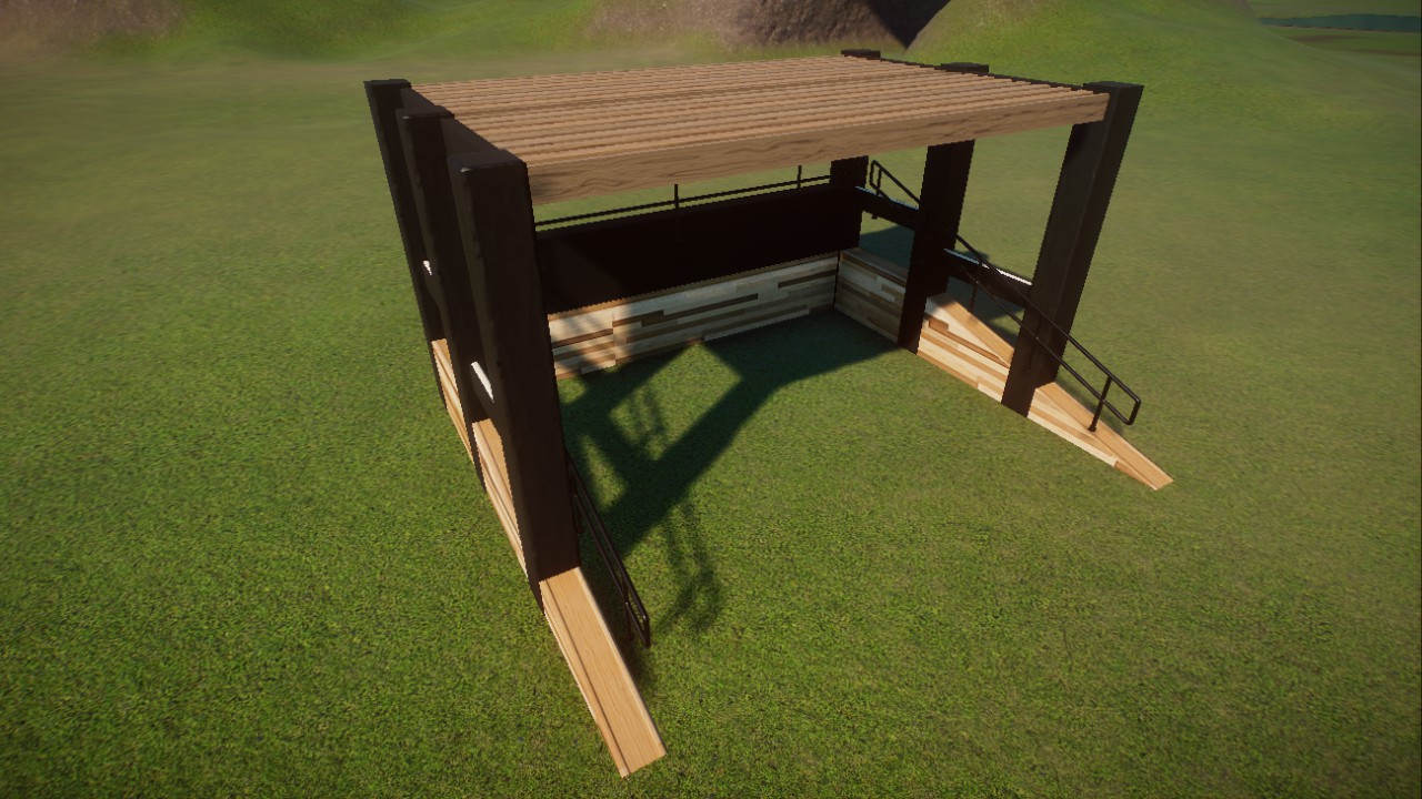 Black and Wood Guest Seating Cover preview