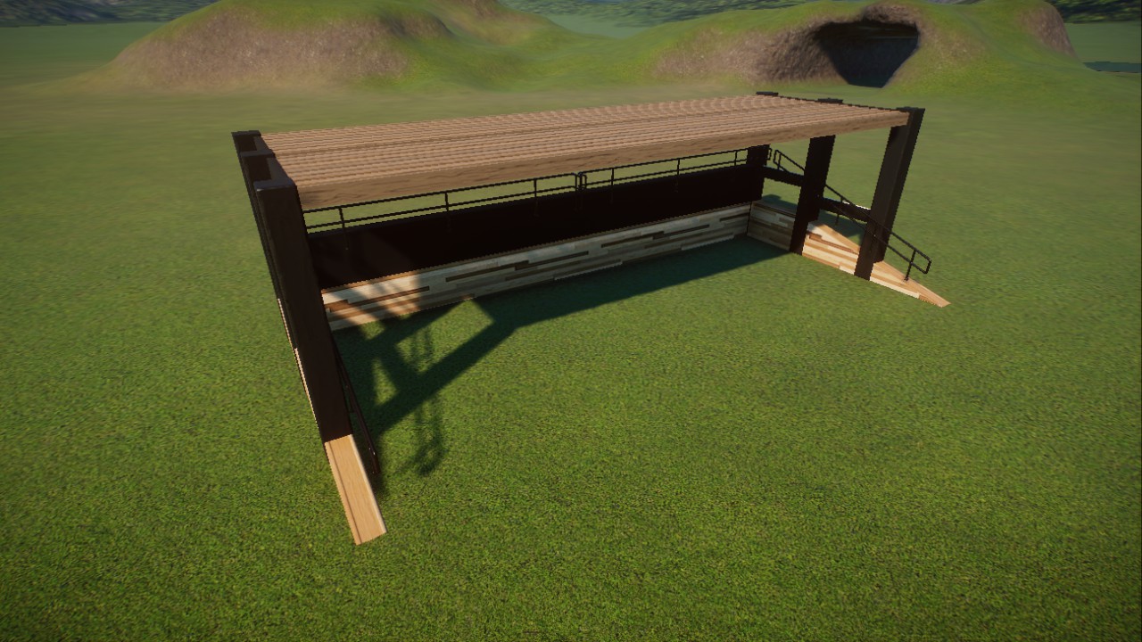 Black and Wood Double Guest Seating Cover preview