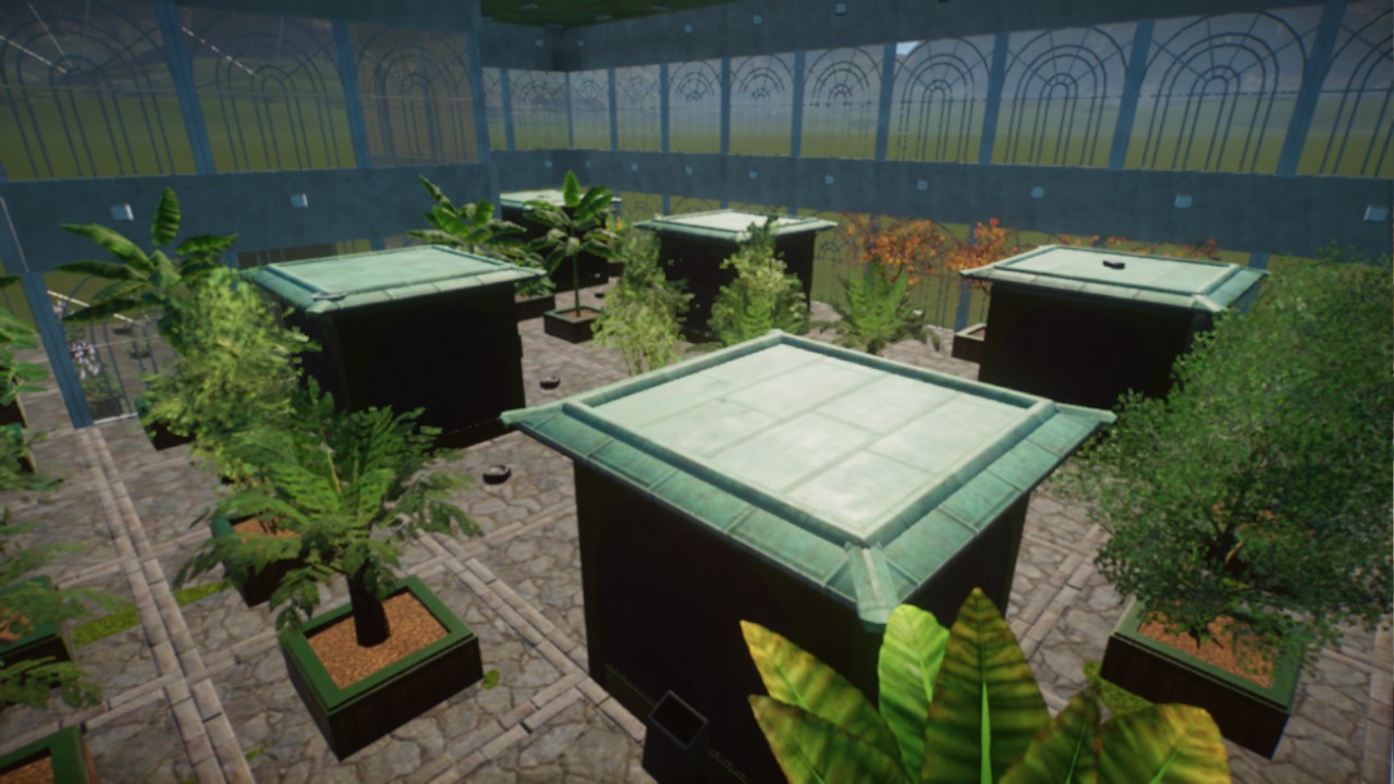 Tropical garden exhibit heaven