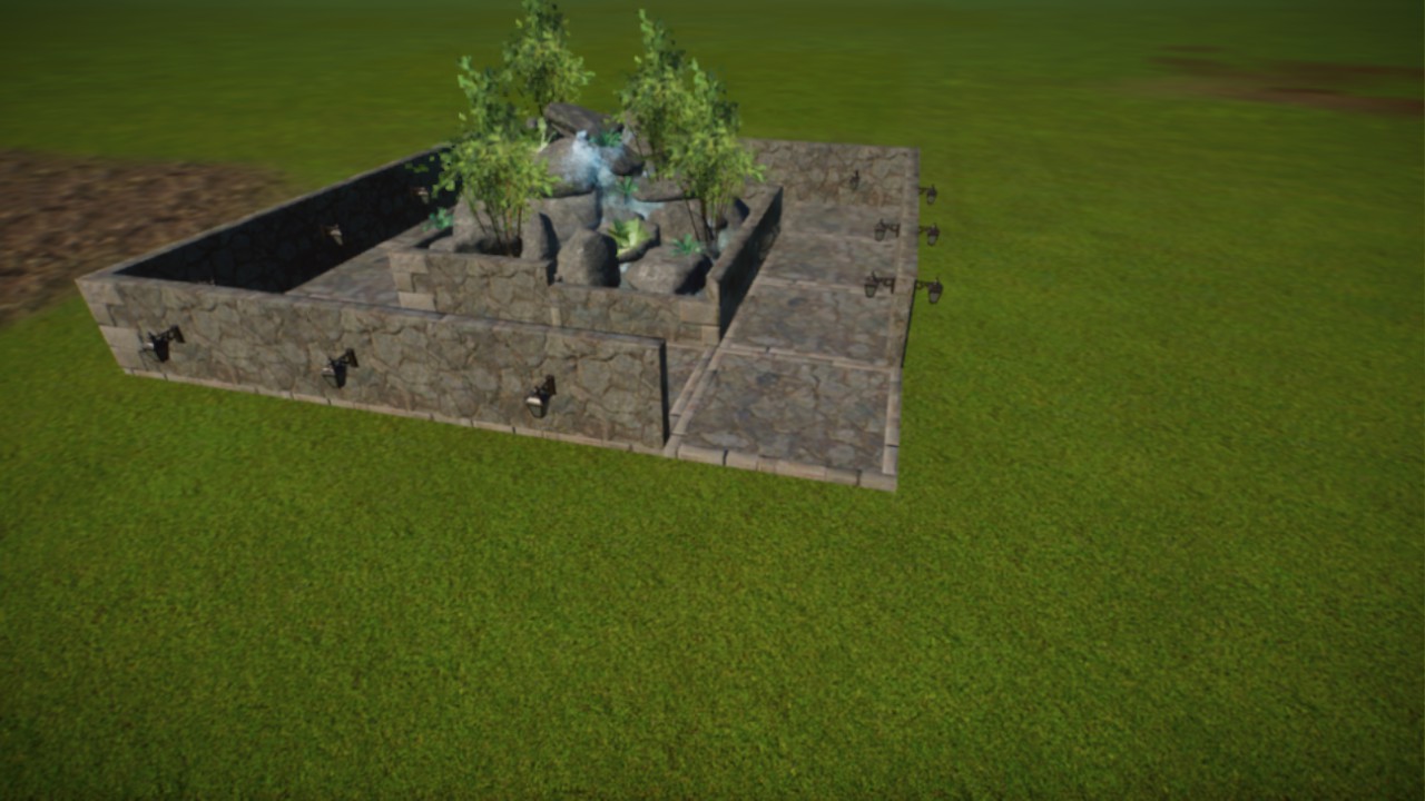 Rock fountain